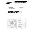 SAMSUNG MAX557 Manual de Servicio